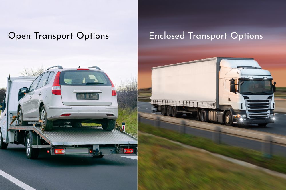 Enclosed vs Open Transport Options Available in Davison